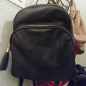 Mossimo vintage leather back pack